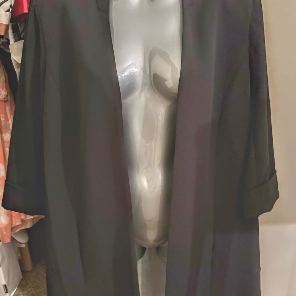 Anne Klein Black Swing Jacket